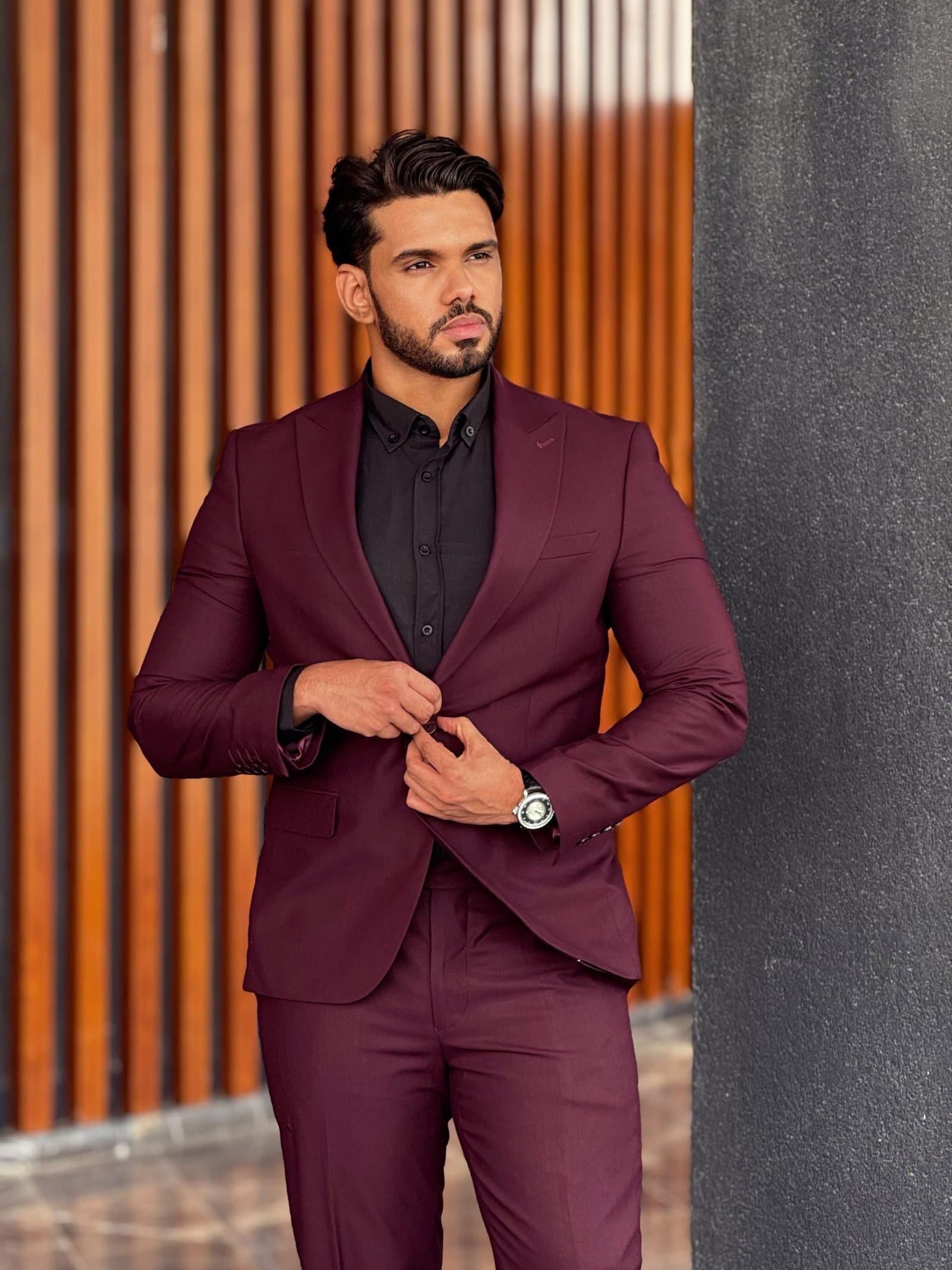 Costume homme composé d’une veste et d’un pantalon