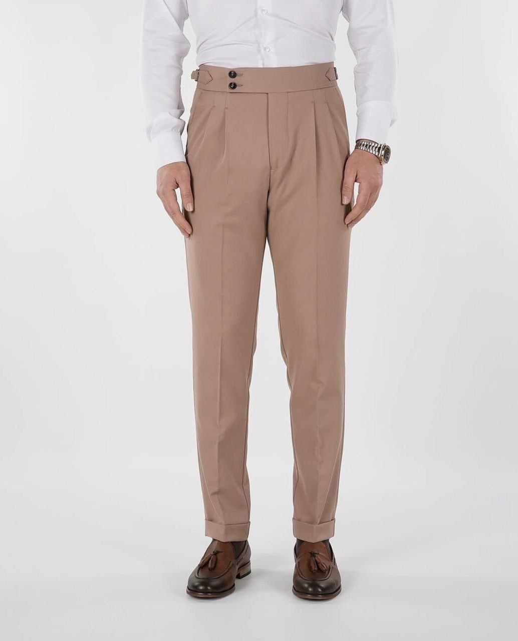 Pantalon taille haute