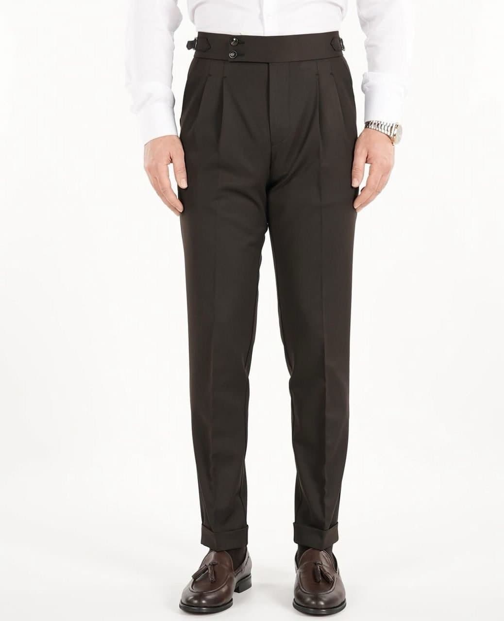Pantalon taille haute