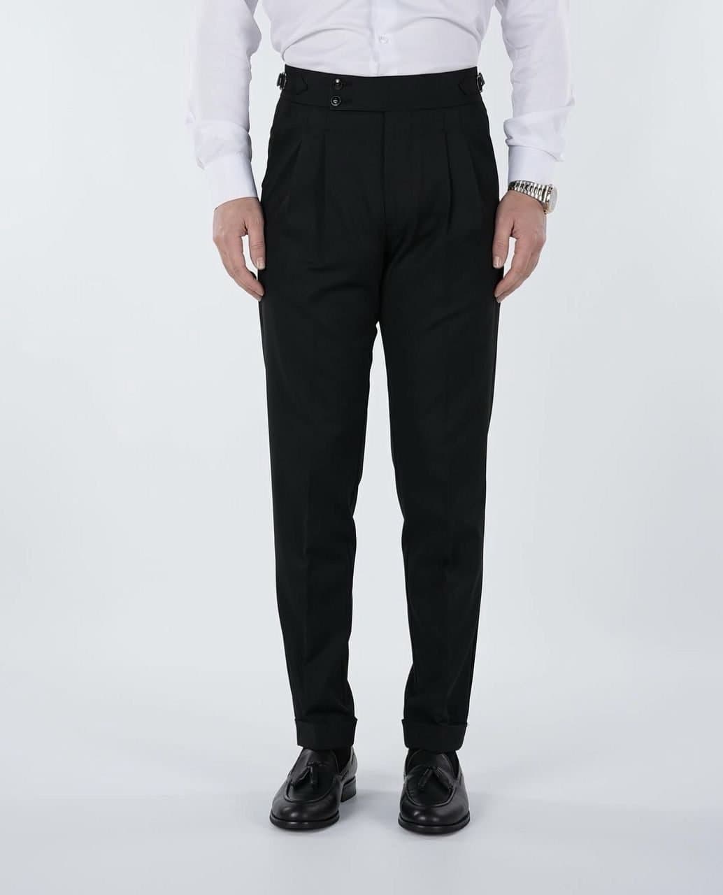 Pantalon taille haute