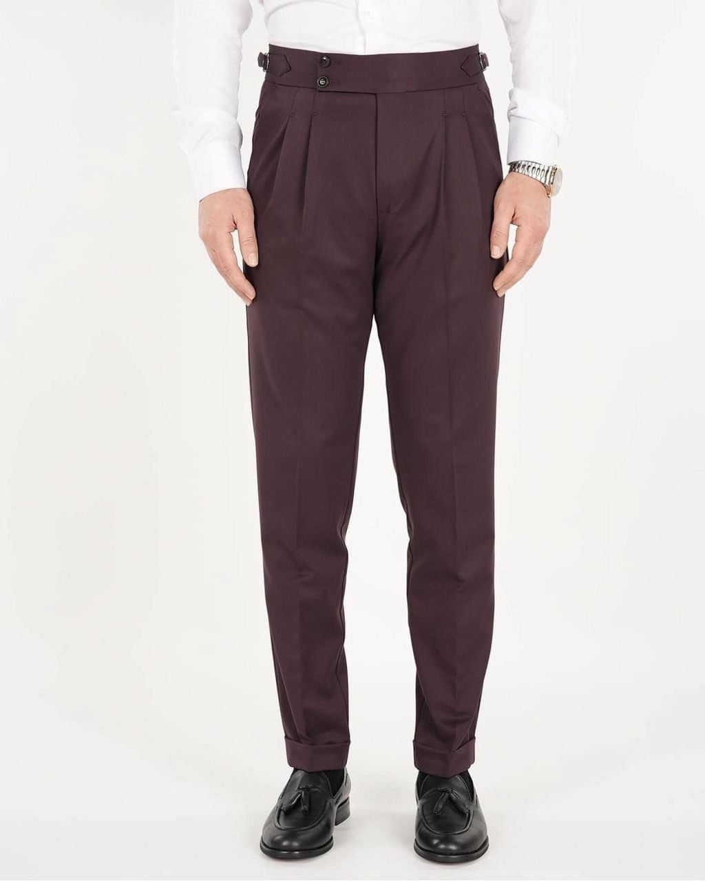 Pantalon taille haute