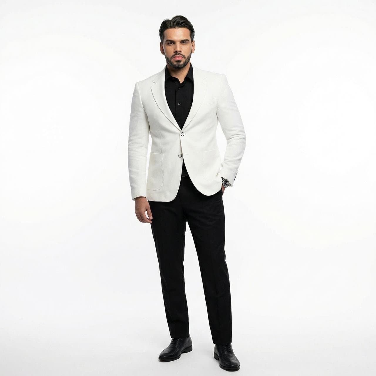 Blazer homme classique blanc