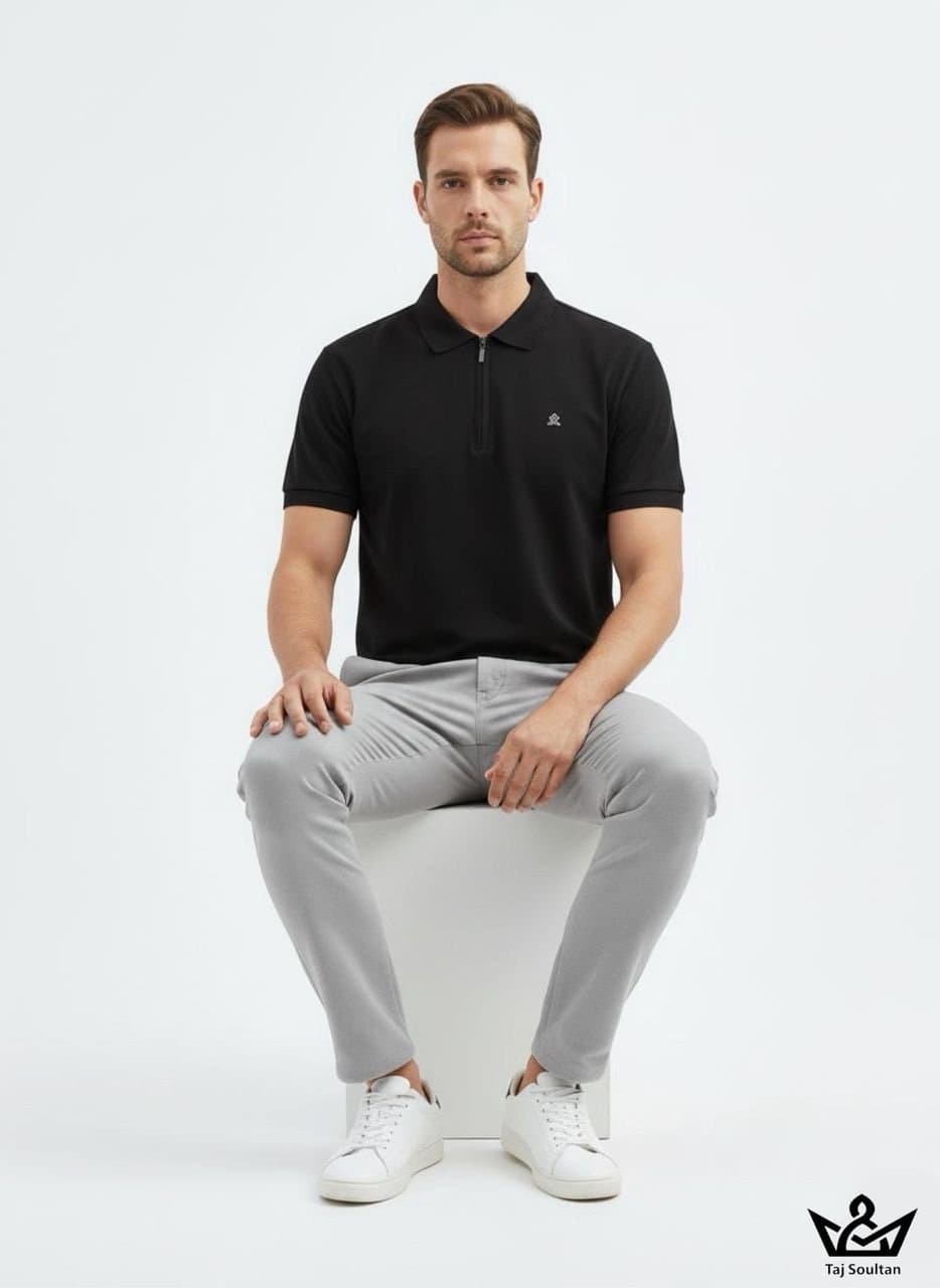Polo homme noir