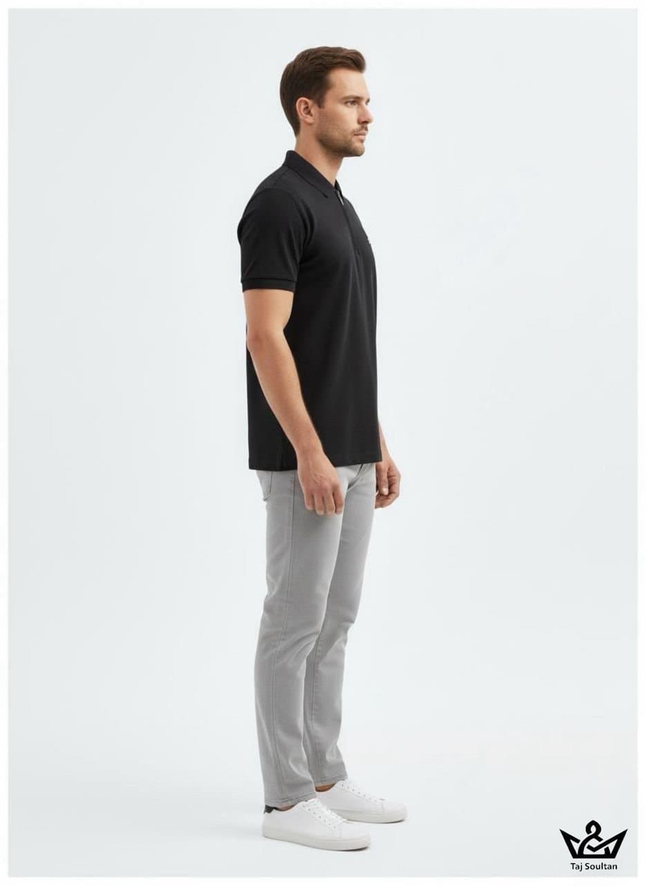 Polo homme noir