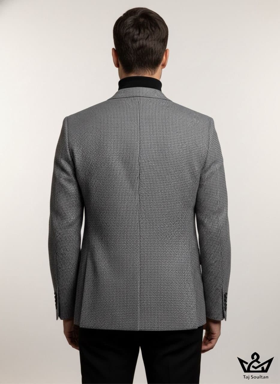 Costume d’hiver gris trois pièces