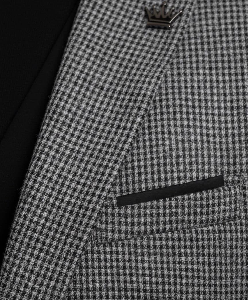 Costume d’hiver gris trois pièces
