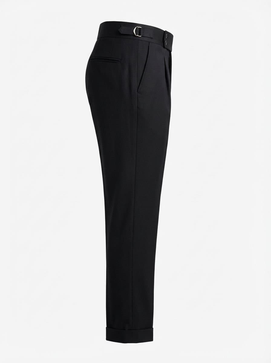 Pantalon homme taille haute