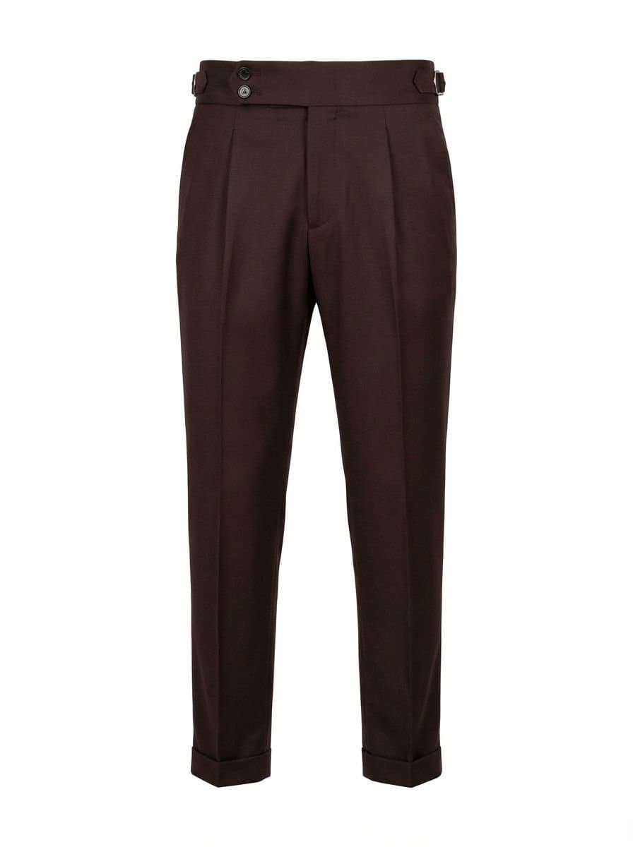 Pantalon homme taille haute