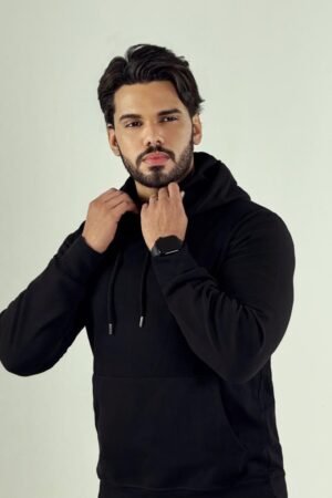 طقم هودي رجالي قطني