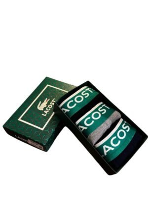عبوة تحتوي على 3 قطع بألوان متنوعة lacoste