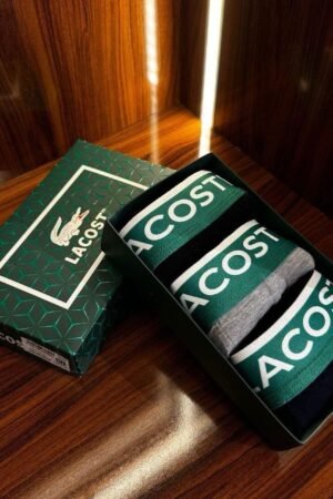 طقم ملابس داخلية رجالية - LACOSTE (عدد 3 قطع)