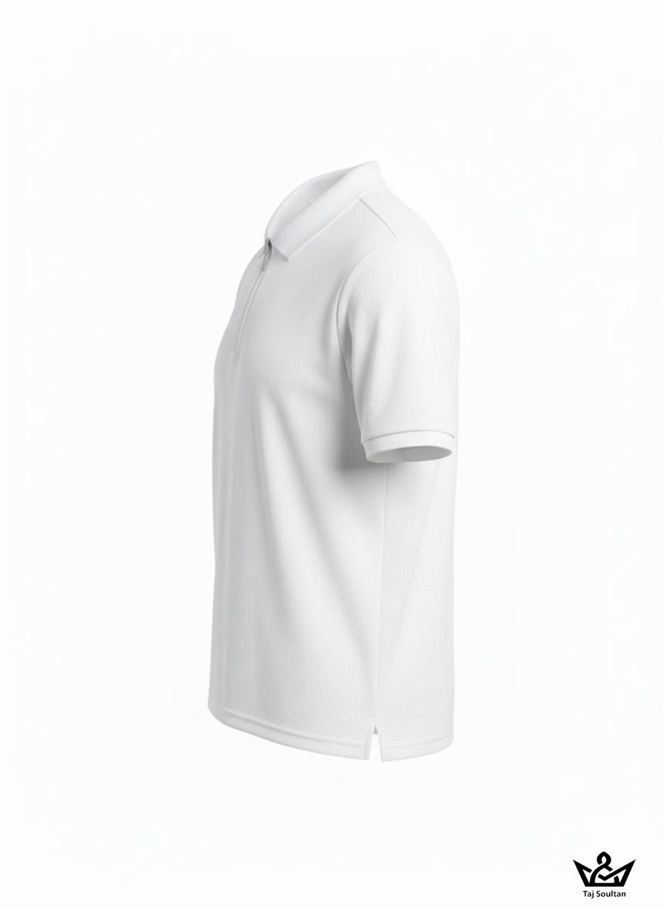 قميص بولو رجالي بسحاب أمامي - الصورة 2