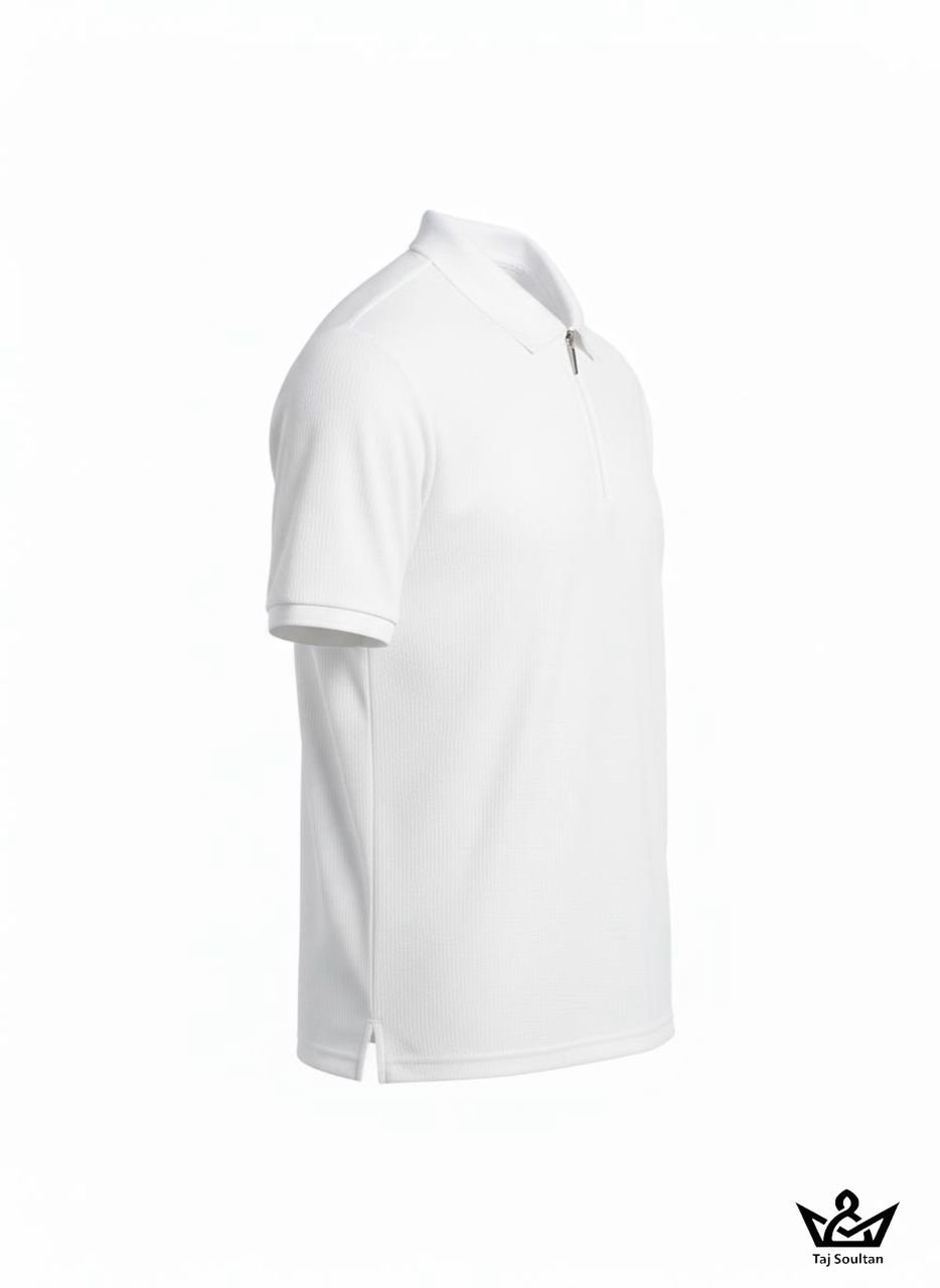 قميص بولو رجالي بسحاب أمامي - الصورة 3