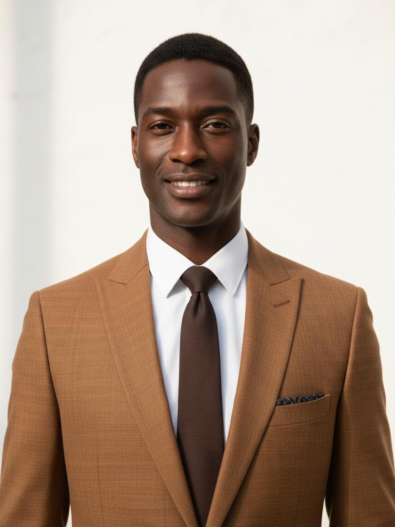 Costume Turc de Luxe Couleur Caramel - الصورة 3