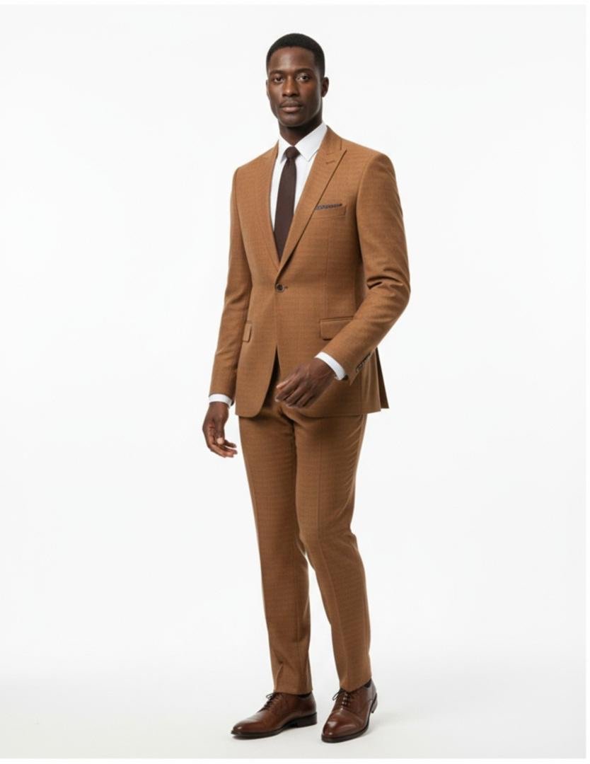 Costume Turc de Luxe Couleur Caramel - الصورة 4