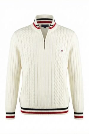 سويتر رجالي صوفي بسحاب نصفي