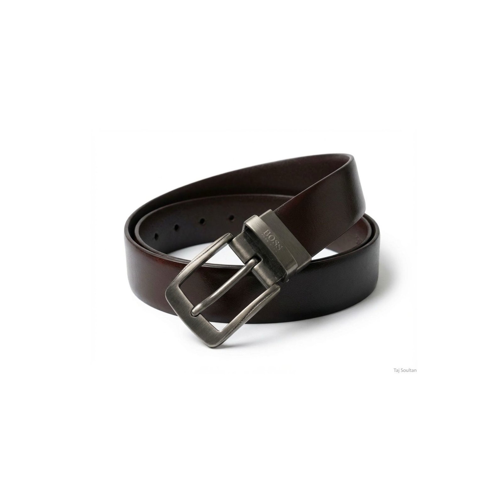 حزام جلد فاخر للرجال