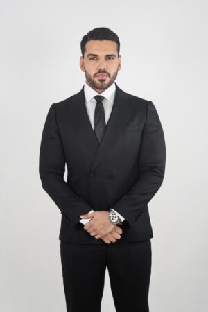 Costume noir pour homme