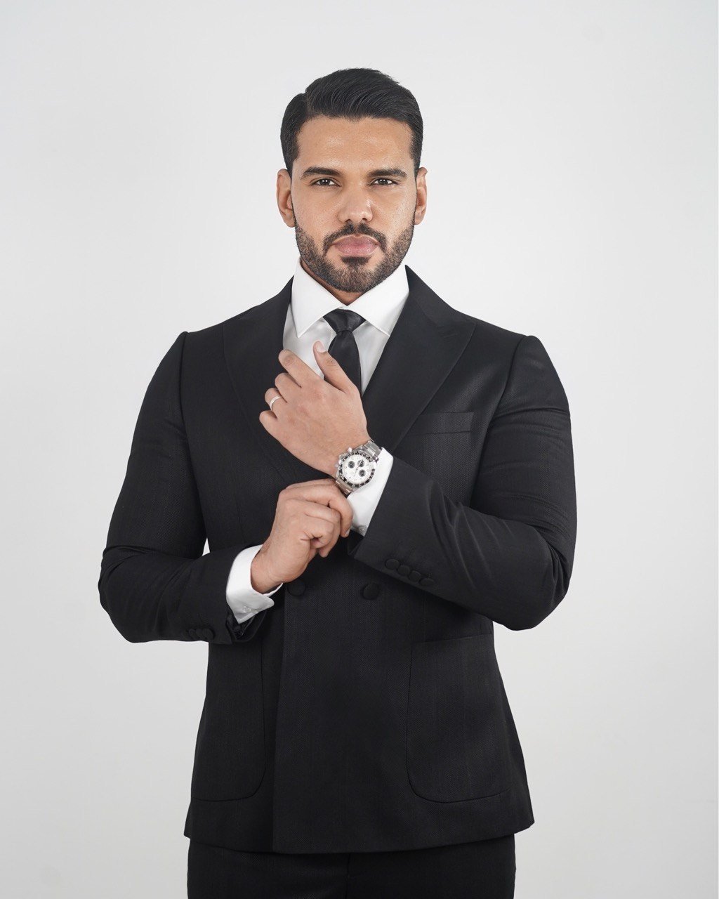 Costume noir pour homme - الصورة 9